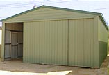 double garage colour bond