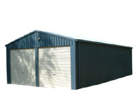 colour bond double garage